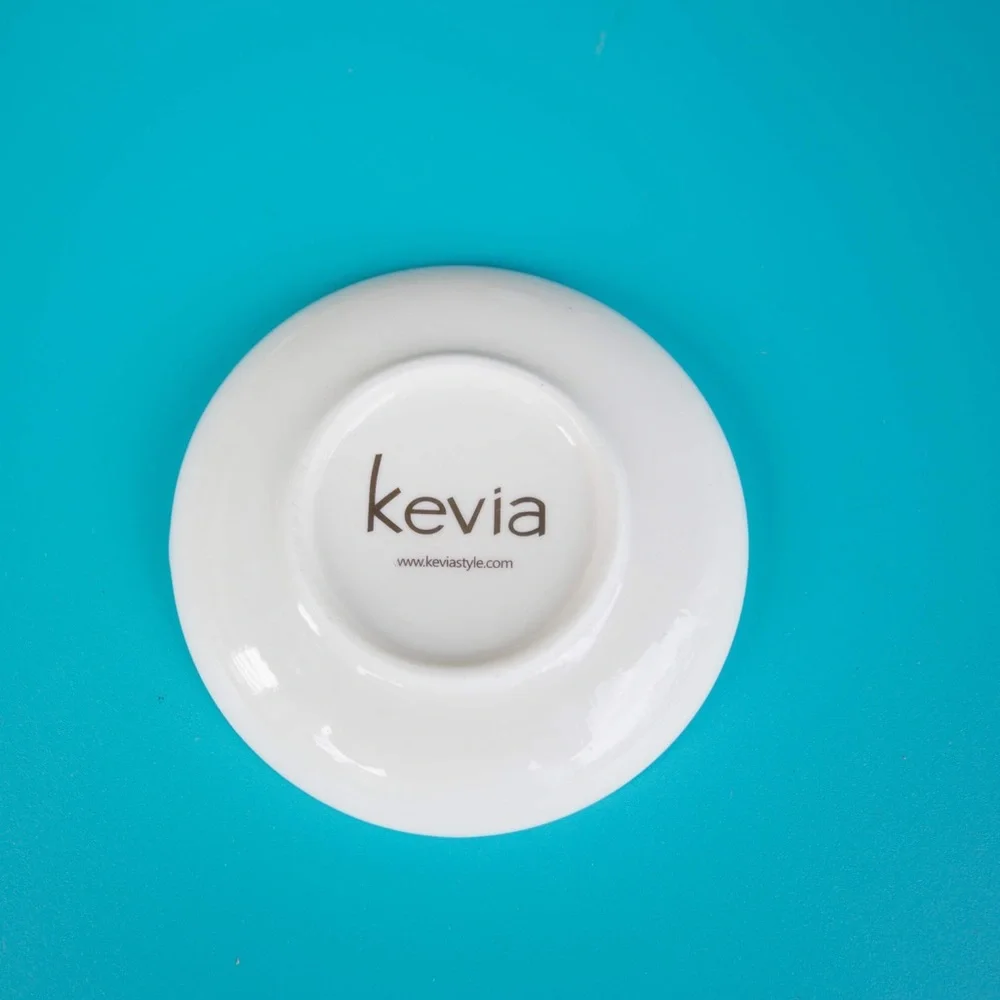 White ceramic trinket dish from Kevia